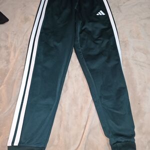Adidas Kids Green Track Pants
